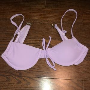 purple bikini top